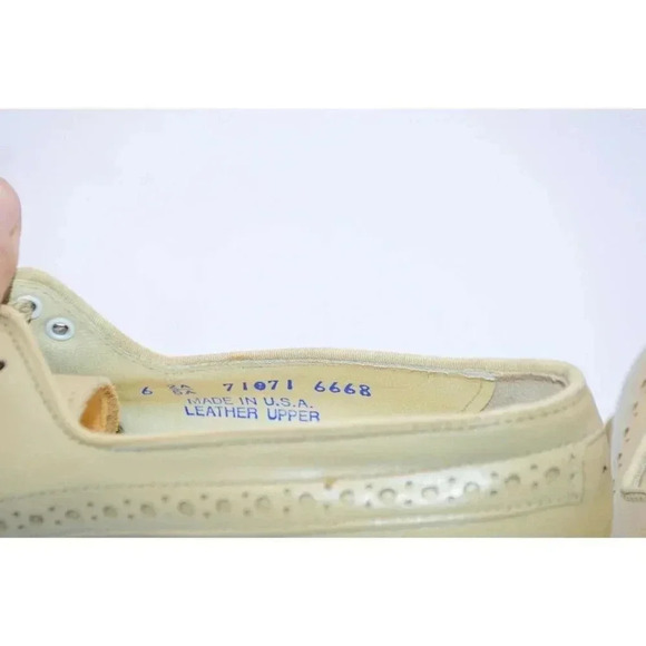 P. W. Minor Orthopedic Beige Lace Up Comfort Shoe - Picture 8 of 11